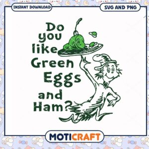 Green Eggs and Ham design, perfect for fans of Dr. Seuss