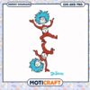 Dr Seuss Thing 1 and Thing 2 SVG download for crafts, fun designs for kids 2 Dr Seuss Thing 1 and Thing 2 SVG download for crafts, fun designs for kids