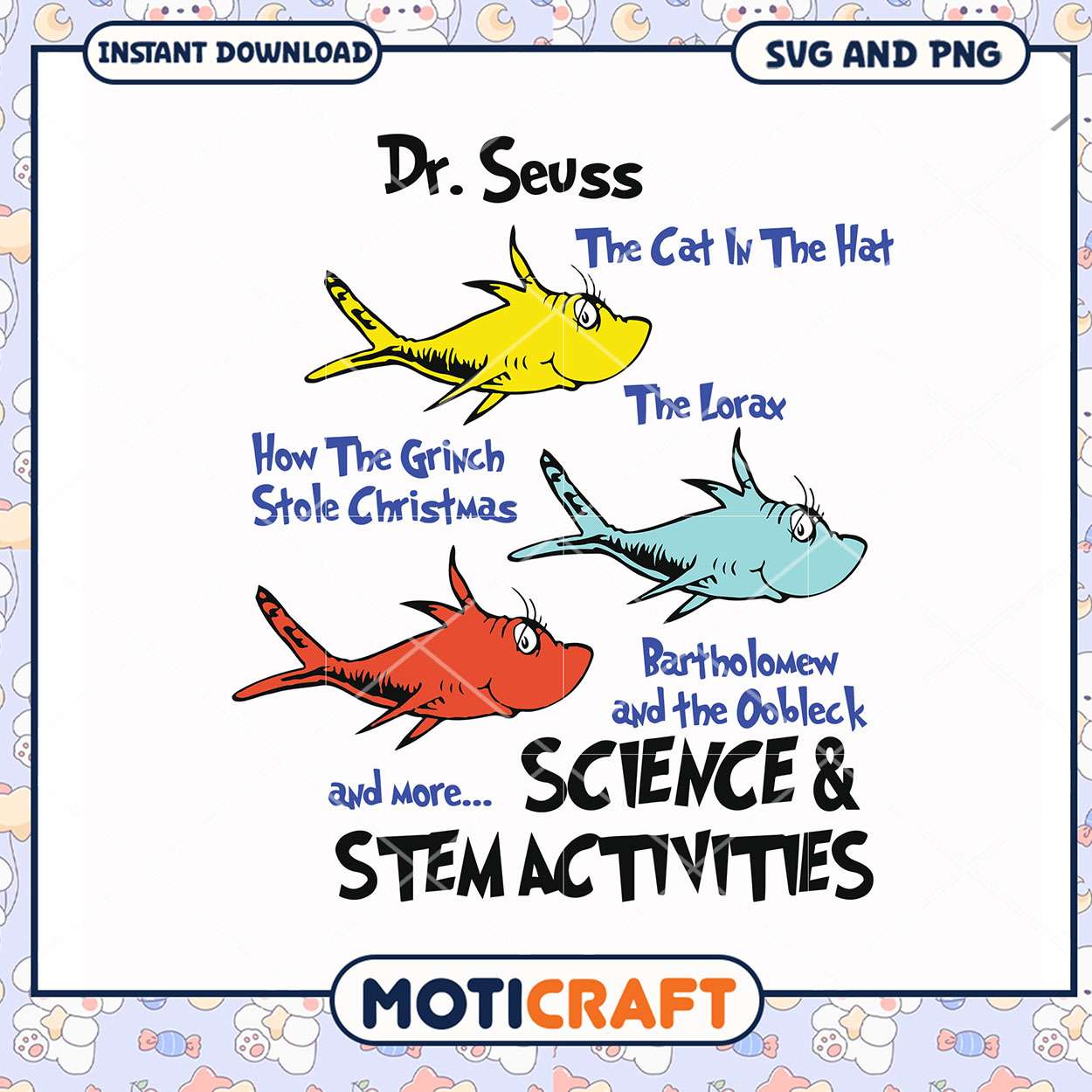 Dr Seuss SVG Designs for Science and STEM Activities, Download Now Dr Seuss SVG Designs for Science and STEM Activities, Download Now