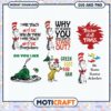 Dr Seuss SVG Set for Teachers and Kids, Fun Classroom Activities 1 Dr Seuss SVG Set for Teachers and Kids, Fun Classroom Activities