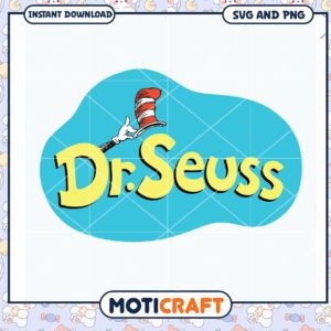 Dr Seuss SVG design for instant download, perfect for crafts and decor