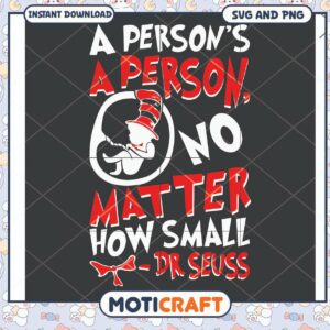 Dr Seuss quote design for SVG and PNG, perfect for decor projects