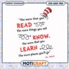 Dr Seuss Quote Design for Educational Printable, Instant Download SVG PNG