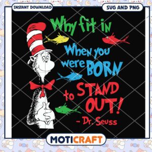 Dr Seuss quote design for creative minds, inspire individuality now