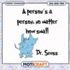 Dr Seuss quote about value of individuals, cute elephant illustration 2 Dr Seuss quote about value of individuals, cute elephant illustration