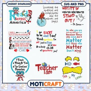 Dr Seuss Inspirational Quotes for Teachers, Fun Educational Designs