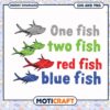 Colorful Fish Design for Kids, Downloadable SVG and PNG Files