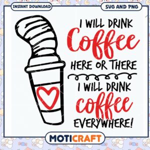 Coffee Lover SVG Design for Instant Download, Perfect for Crafts