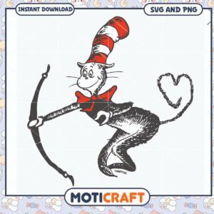 Cat in the Hat SVG instant download for crafting projects, fun design ideas