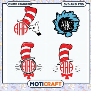 Cat in the Hat SVG Pack, perfect for creative projects and crafts
