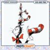 Cat in the Hat SVG design for quick download, perfect for crafts