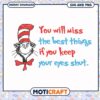 Cat in the Hat quote on a fun design, perfect for kids decor