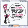 Cat in the Hat Cancer Awareness Design, Instant Download SVG PNG