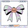 Halloween Pumpkin Bow SVG PNG Instant Download