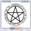 Granddaughters of Witches Pentagram SVG PNG