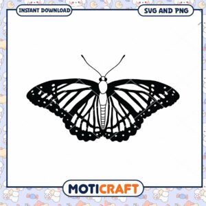 Elegant Butterfly SVG Design for Instant Download Crafting
