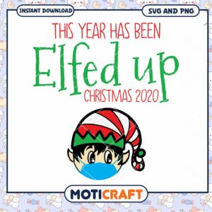 Elf Christmas 2020 SVG PNG Download