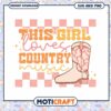 Country Music Girl SVG Cut File