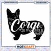 Corgi Soulmate SVG Design for Pet Lovers Instant Download