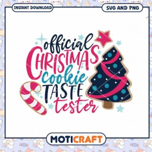 Christmas Cookie Taste Tester SVG Christmas Cookie Taste Tester SVG