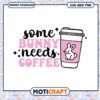 Bunny Needs Coffee SVG PNG Instant Download