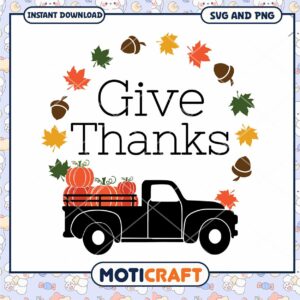 Thanksgiving Truck SVG Pumpkin Design Thanksgiving Truck SVG Pumpkin Design