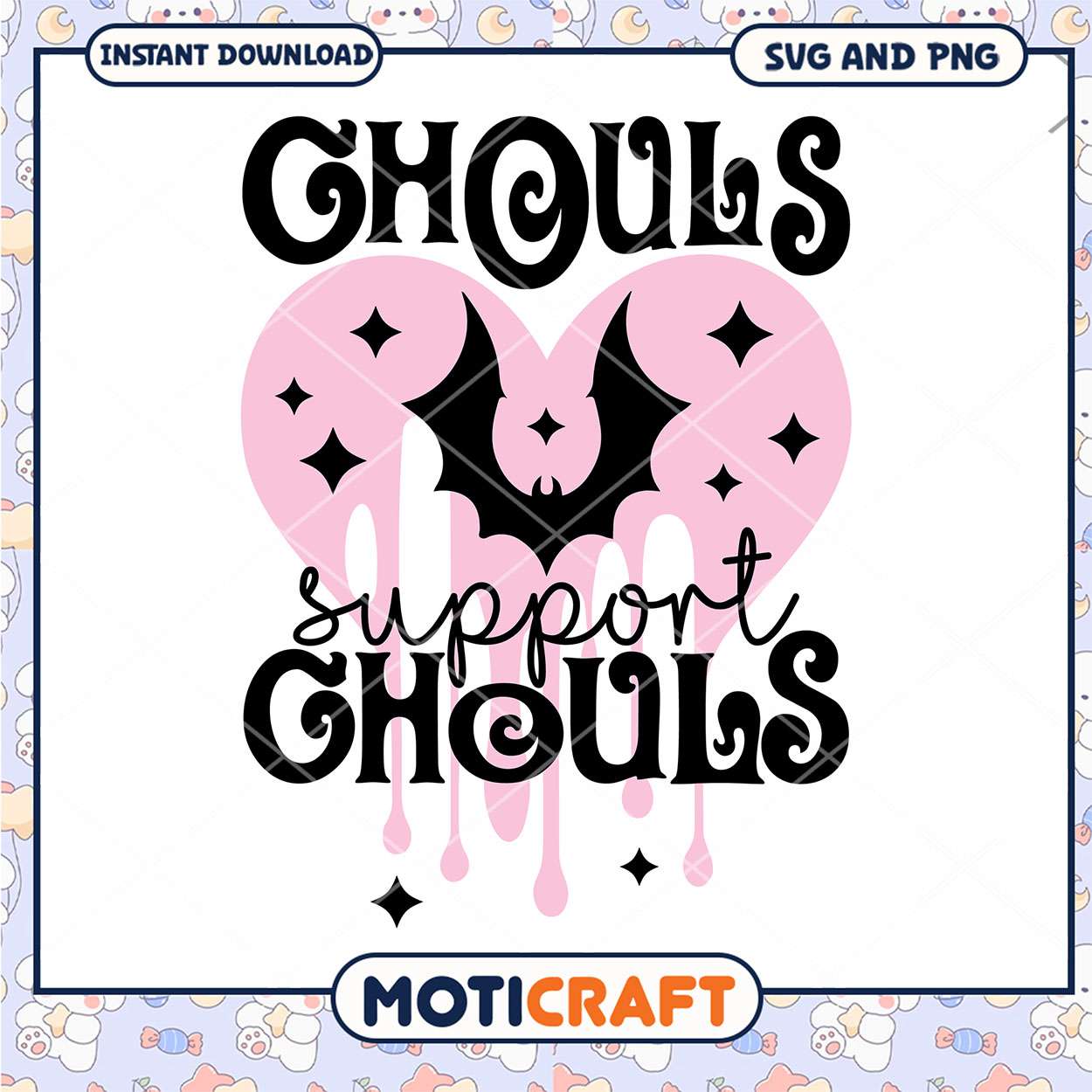 Support Ghouls SVG Halloween Design Support Ghouls SVG Halloween Design