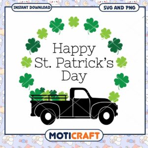 St Patricks Day Truck SVG PNG St Patricks Day Truck SVG PNG