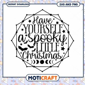 Spooky Little Christmas SVG