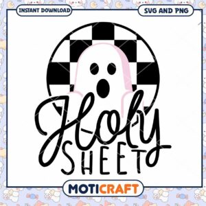 Spooky Ghost SVG Halloween Design