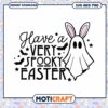 Spooky Easter Bunny Ghost SVG 1 Spooky Easter Bunny Ghost SVG