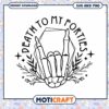 Skeleton Hand Forties SVG Design