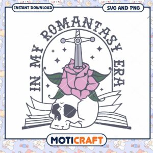 Rose Skull Fantasy SVG Instant Download