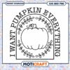 Pumpkin Everything SVG Cut File