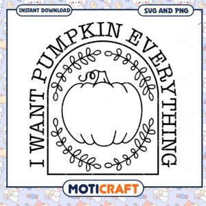Pumpkin Everything SVG Cut File