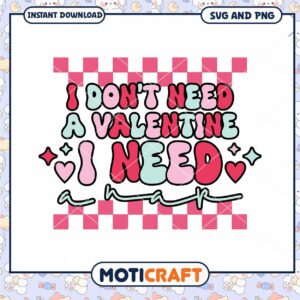 Option 1 (Focus on Design) Retro Valentine SVG Design Nap