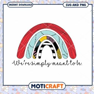 Nightmare Before Christmas Rainbow SVG
