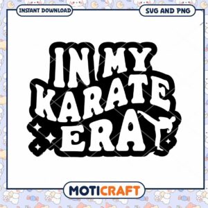 Karate Era SVG PNG Cut File