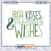 Irish Kisses and Shamrock Wishes SVG Instant Download Design 1 Irish Kisses and Shamrock Wishes SVG Instant Download Design