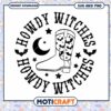 Howdy Witches SVG Halloween Boot Design