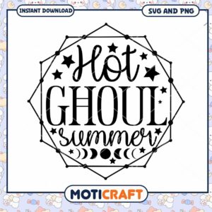 Hot Ghoul Summer SVG Design for Fun Seasonal Crafts