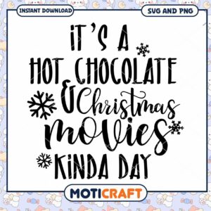 Hot Chocolate Christmas Movies SVG