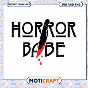 Horror Babe SVG Cut File
