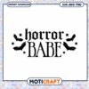Horror Babe SVG Halloween Design