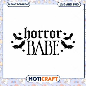 Horror Babe SVG Halloween Design