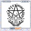 Hex More Say Less Moth SVG PNG