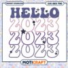Hello 2023 SVG PNG Cut Files