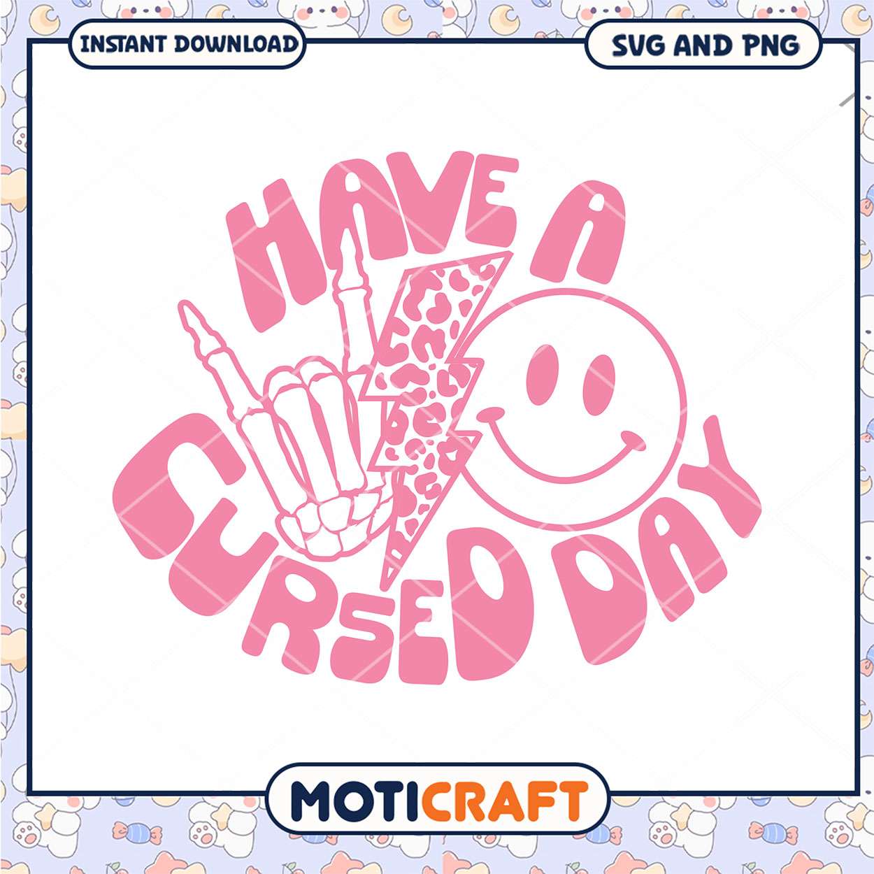 Have a Cursed Day SVG PNG Instant Download Have a Cursed Day SVG PNG Instant Download