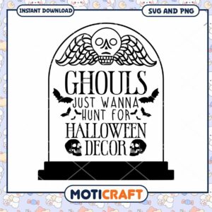 Halloween SVG Ghouls Hunt Decor