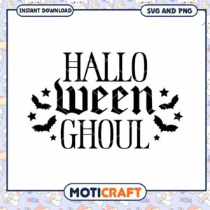 Halloween SVG Ghoul Design Instant Download